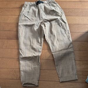 H&M Kids Checkered Brown Pants